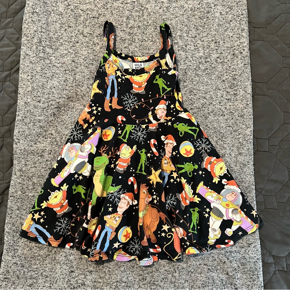 Like New WRK Toy Story Christmas Paisley Dress